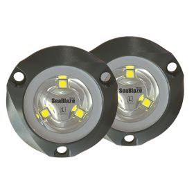 Lumitec Seablaze Mini Underwater Light - Pair - Brushed Finish - White Non-Dimming