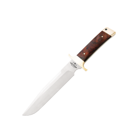 2023 BEAR 15" FREEDOM FIGHTING BOWIE COCOBOLA WITH LEATHER SHEATH