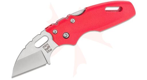 2026t COLD STEEL Mini Tuff Lite Plain Edge Red FOLDER 4034SS Steel