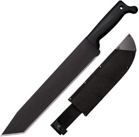 2026t COLD STEEL Tanto Machete MACHETE 1055 Carbon Steel with Black Baked-On Anti Rust Mate Finish Steel