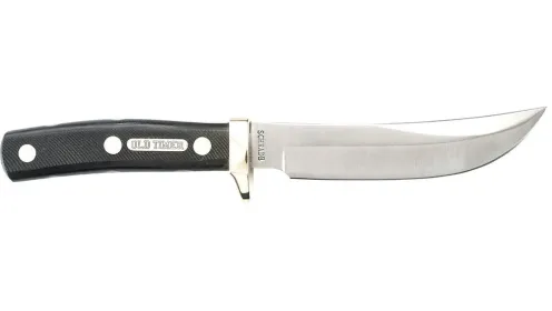 2026 Schrade Old Timer 165OT 9 1/2" Woodsman w/Leather Sheath. 7Cr17MoV Steel, Box