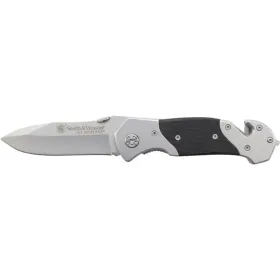 2026 Smith & Wesson First Response w/40% Serrated Drop Pnt Blade w/Black G10 Insert, Belt Cutter,Win Punch w/PC, Box