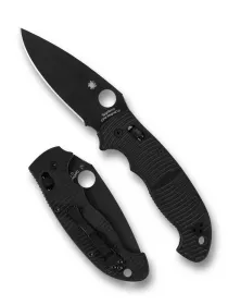 2026CN SPYDERCO Reveal 18, Manix 2 XL Salt Black G-10 CPM Magnacut Black Blade,
