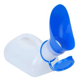 Unisex Potty Urinal¯ttle 1000ML/33.8OZ Adult Emergencyrinal Device Portable Male Female Toilet w/ Lid Funnel For Car Camping Travel Hospital Outdo