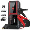 S ZEVZO Car Battery Jump Starter, 5000A Jump Starter Battery Pack for Up to 10.0L Gas and 8.0L Diesel Engines, 12V Portable Jump Box with LCD Display