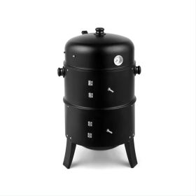Iron Spray Smoker Carbon Grill Black