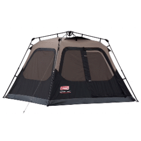 Coleman 4 (Option: Person Cabin Camping Tent W/Instant Setup  Black)