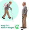 Collapsible Walking Cane with Adjustable Heights for Hiking