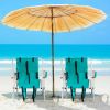 2PFCS Folding Beach Chairs 23"x21.7"x31.5" 4-Position Adjustable Steel Frame Oxford Cloth 264lbs Capacity Lightweight Portable Outdoor Lounge Chairs f